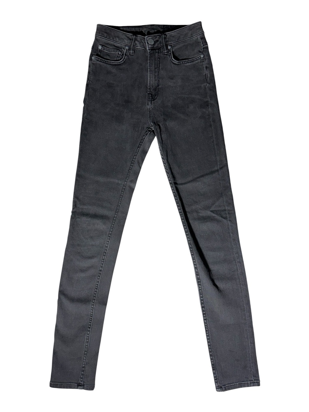 AllSaints Women’s Black Jeans Size 25 Made in Turkey - Picture 2 of 10